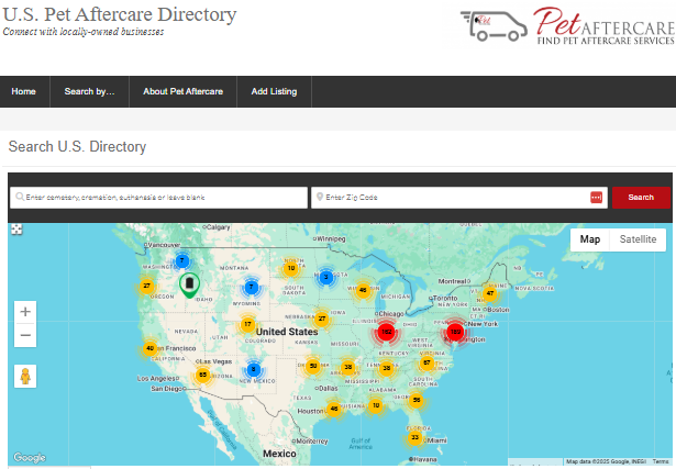 Th U.S. Pet Aftercare Directory